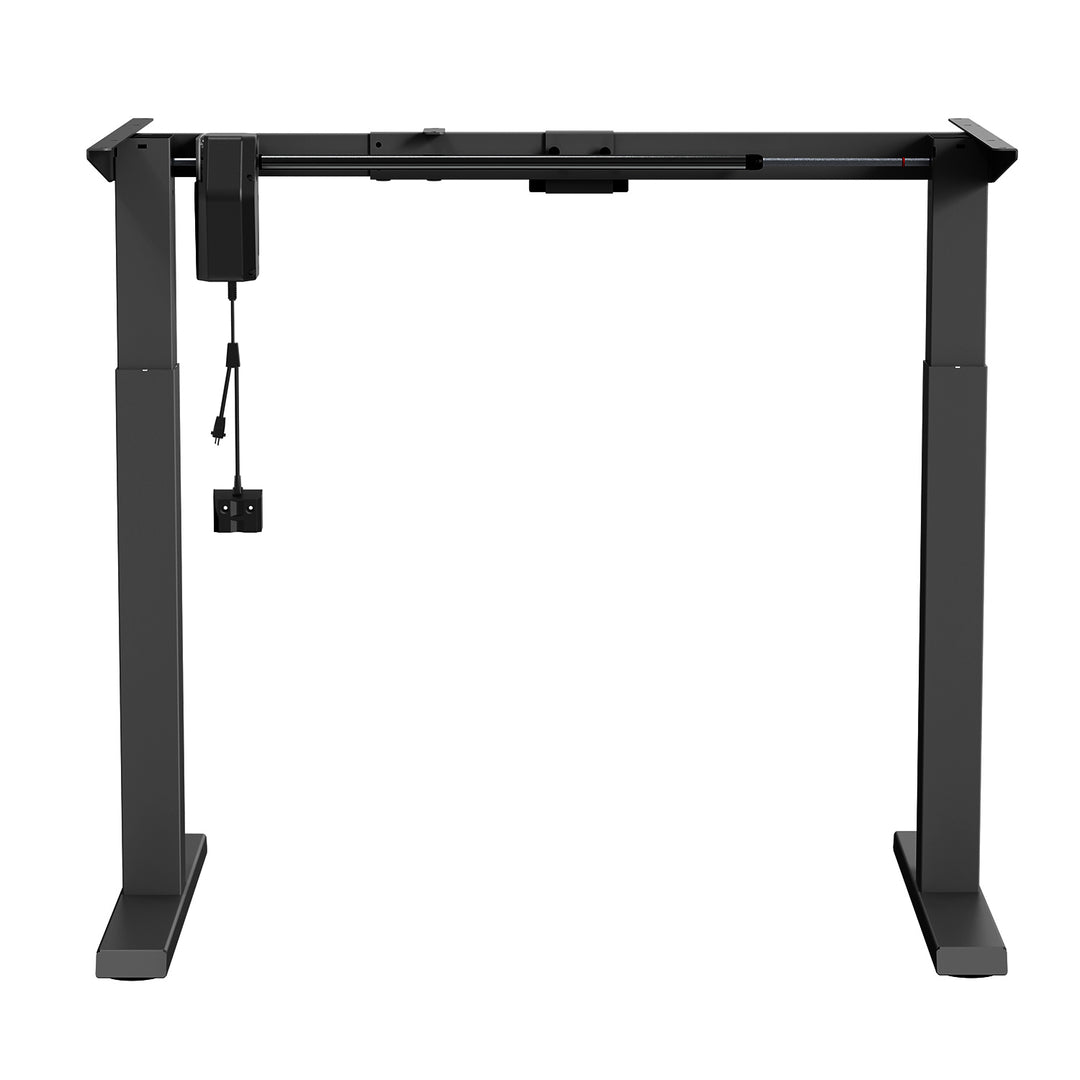 Ergo Office elektromos állítható magasságú íróasztal, max. magasság 123cm, max - 70 kg, asztallap nélkül, fekete, ER-403B