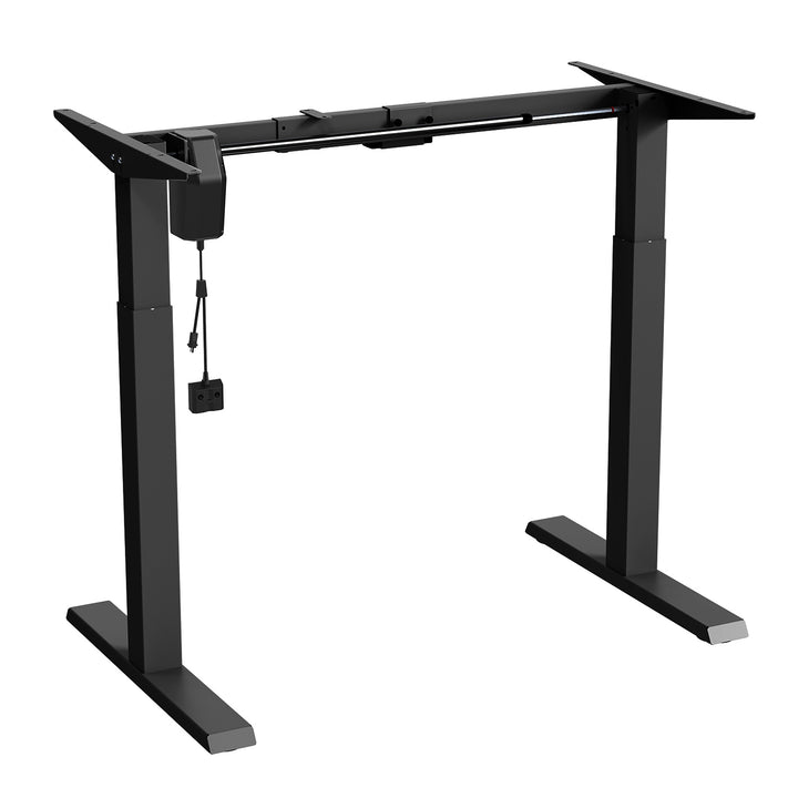 Ergo Office elektromos állítható magasságú íróasztal, max. magasság 123cm, max - 70 kg, asztallap nélkül, fekete, ER-403B