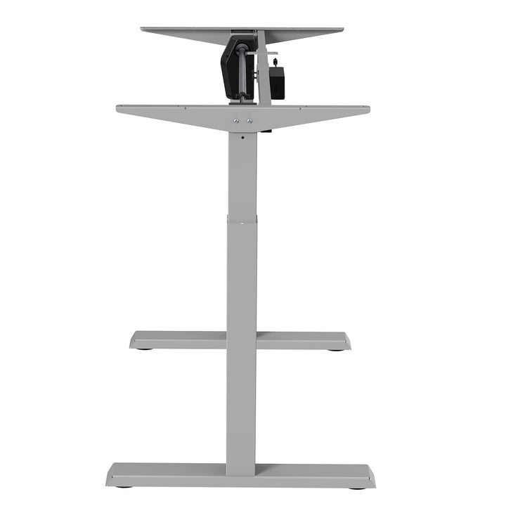 Ergo Office elektromos állítható magasságú íróasztal, max. magasság 123 cm, max. 70 kg, asztallap nélkül, szürke, ER-403G