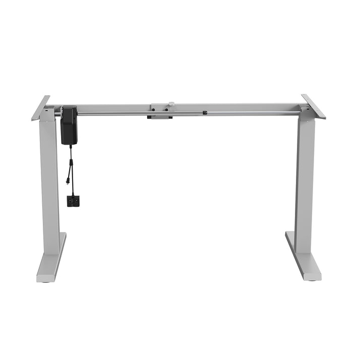 Ergo Office elektromos állítható magasságú íróasztal, max. magasság 123 cm, max. 70 kg, asztallap nélkül, szürke, ER-403G