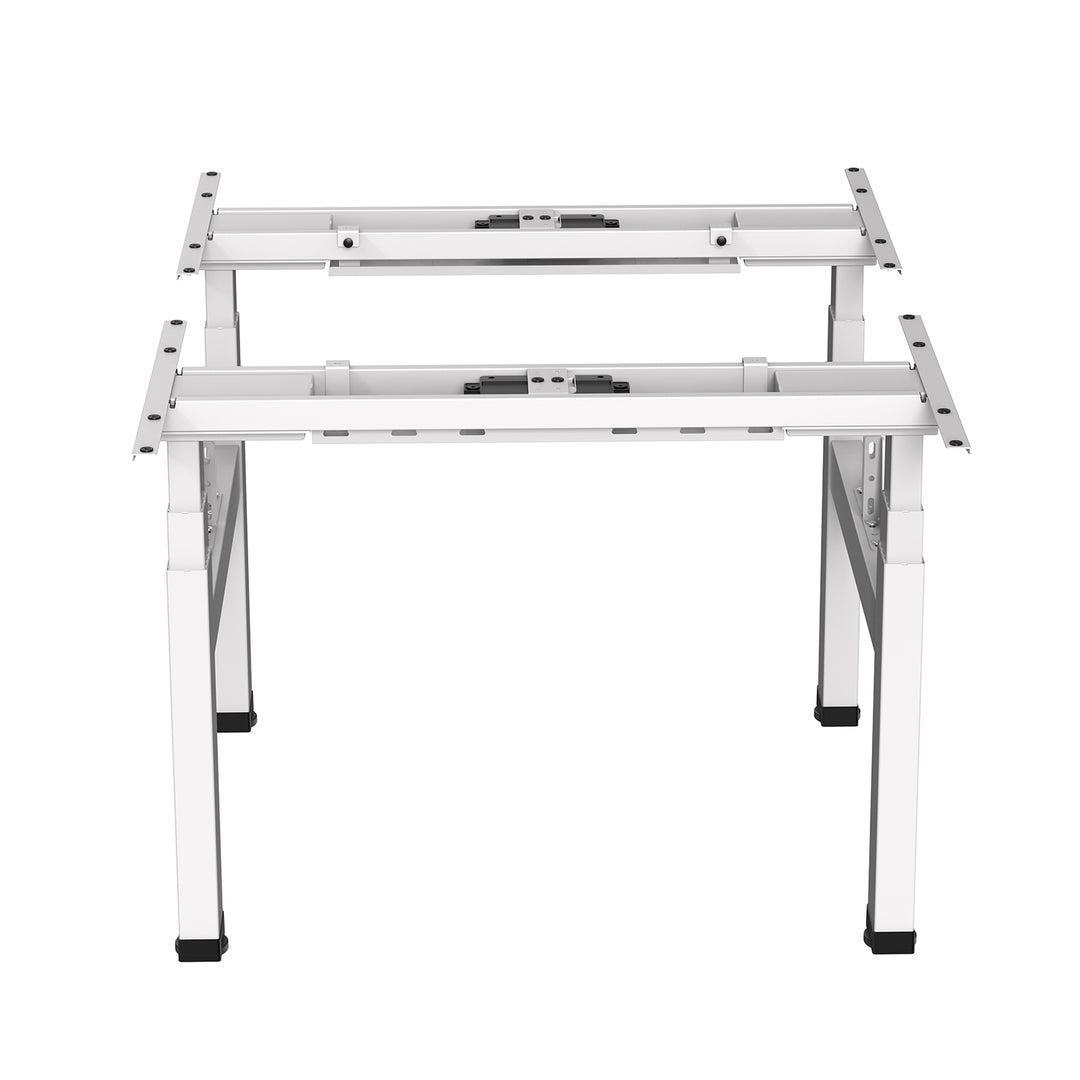 Kétszeresen állítható magasságú Ergo Office elektromos íróasztal, max. magasság 128cm, max. 125kg x2, ülőfelület nélkül (2 rész), fehér, ER-404W