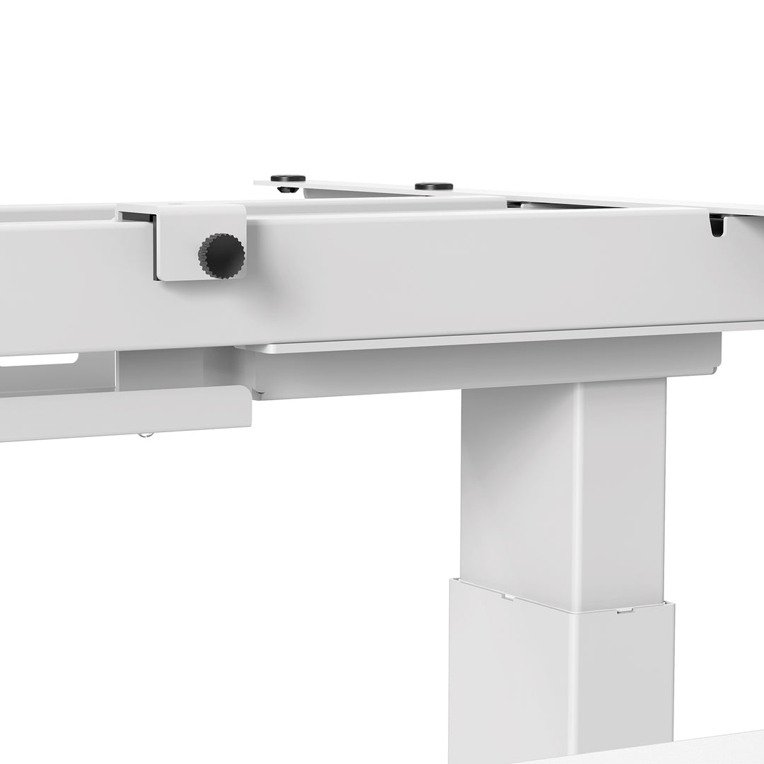Kétszeresen állítható magasságú Ergo Office elektromos íróasztal, max. magasság 128cm, max. 125kg x2, ülőfelület nélkül (2 rész), fehér, ER-404W