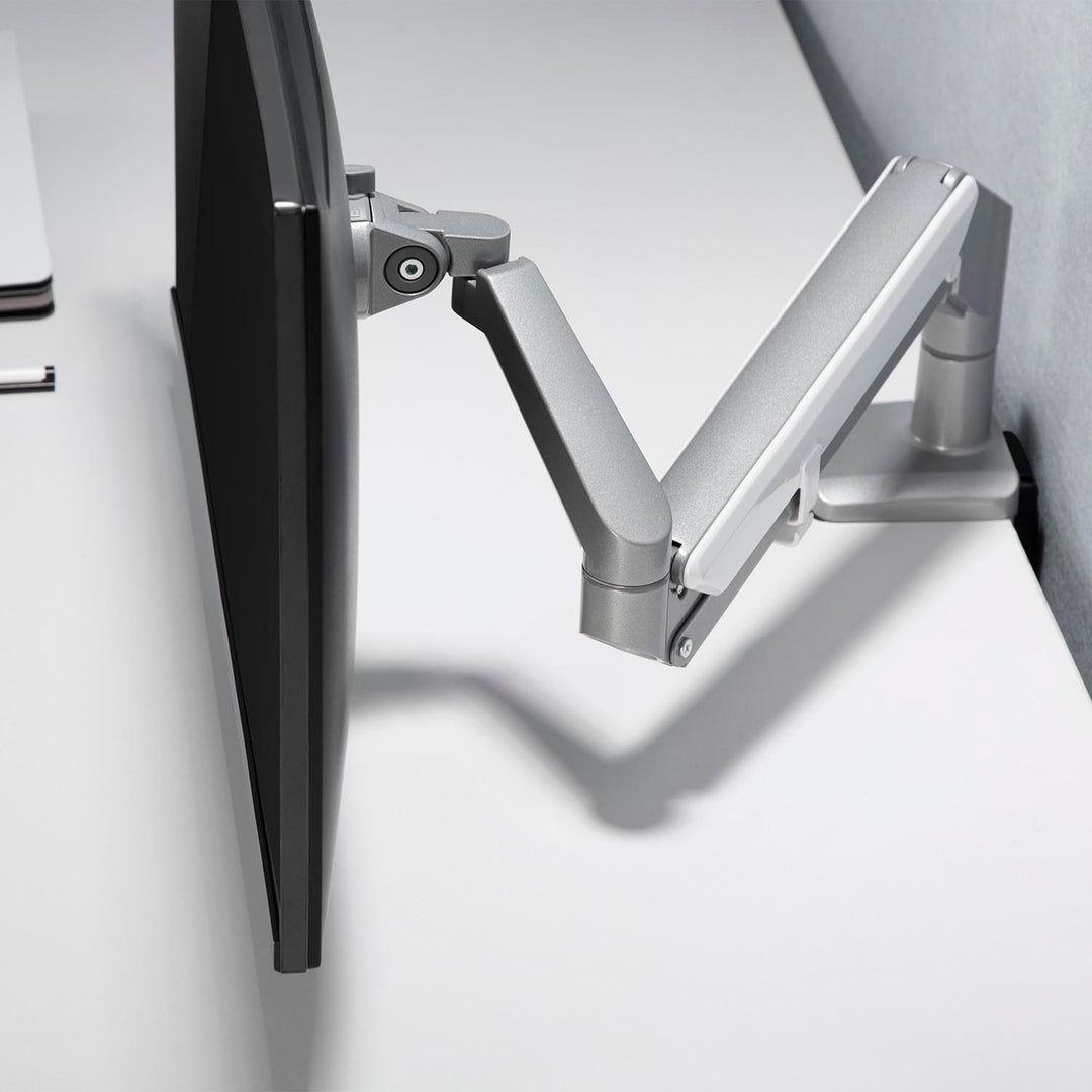 Ergo Office íróasztali tartó szürke, rugóval, 17"-32", 9 kg, ER-405G