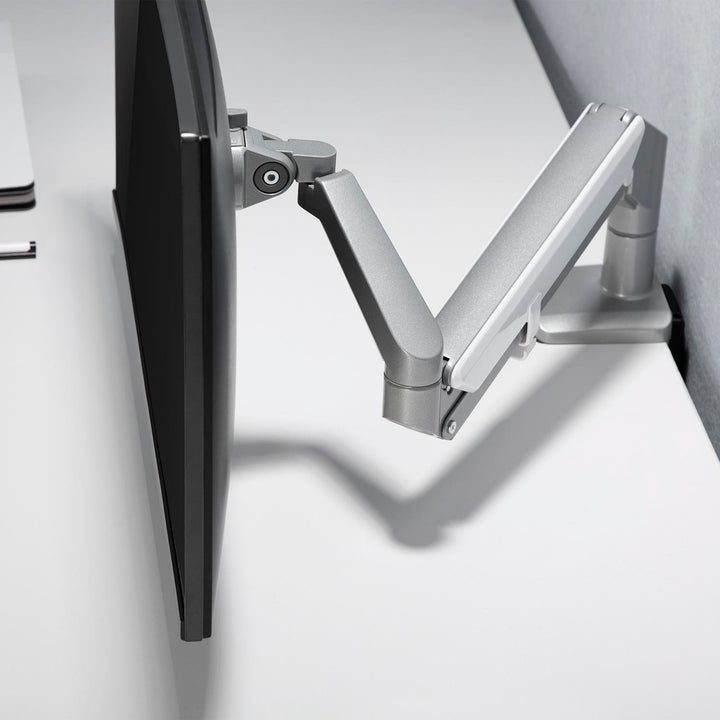 Ergo Office íróasztali tartó szürke, rugóval, 17"-32", 9 kg, ER-405G