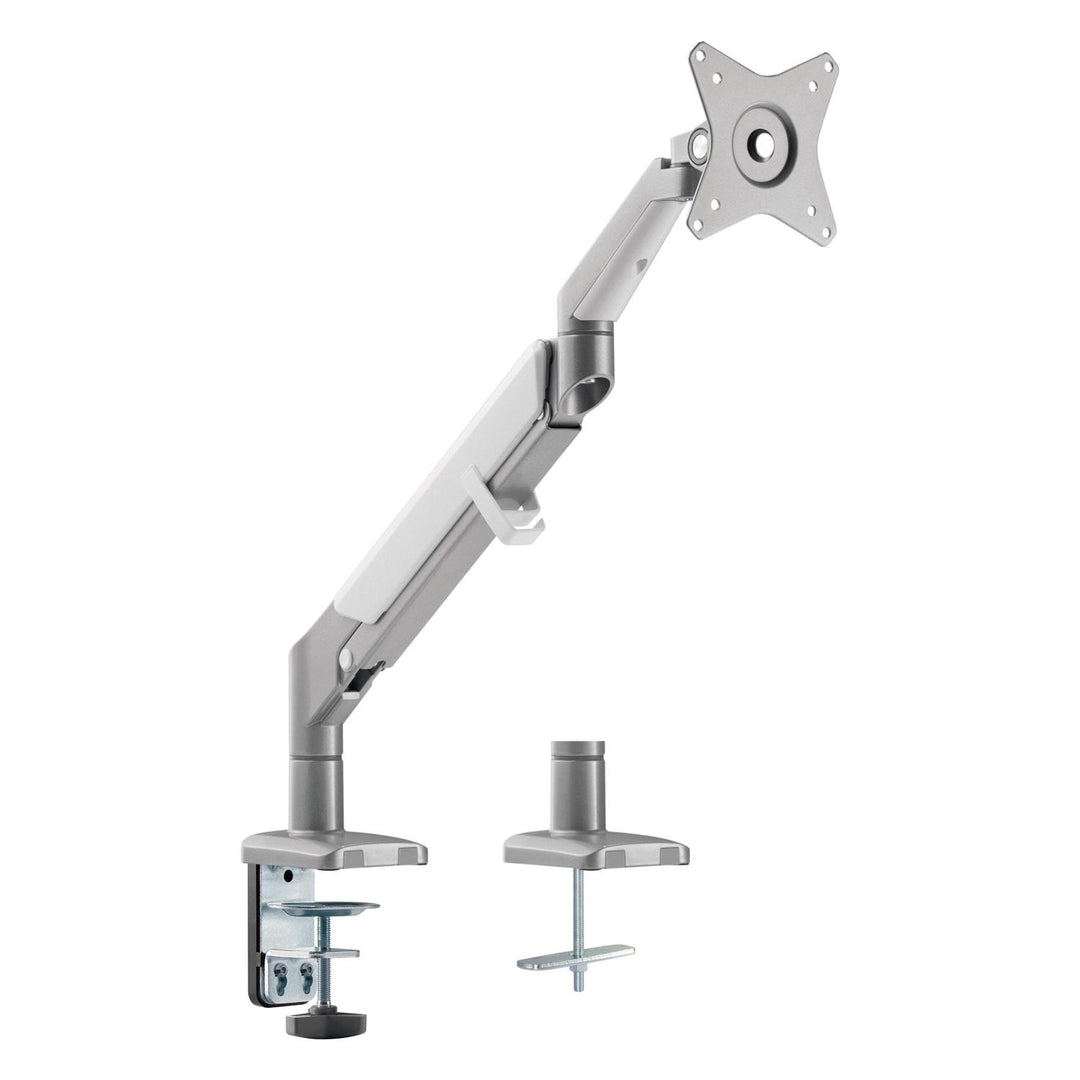 Ergo Office íróasztali tartó szürke, rugóval, 17"-32", 9 kg, ER-405G