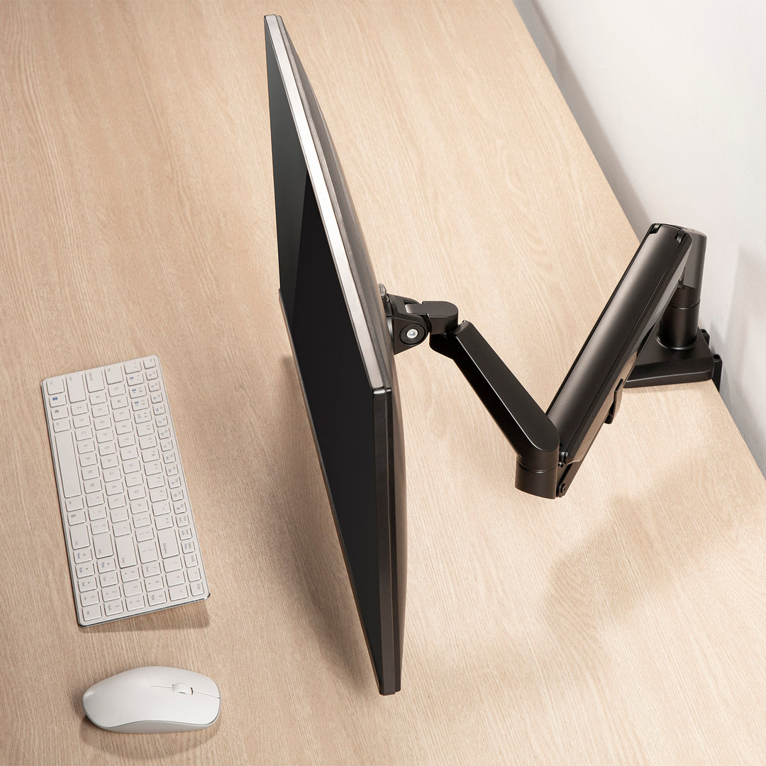 Monitor asztali tartó fekete Ergo Office, gázrugóval, 17"-32", 9 kg, ER-405B, ER-405B