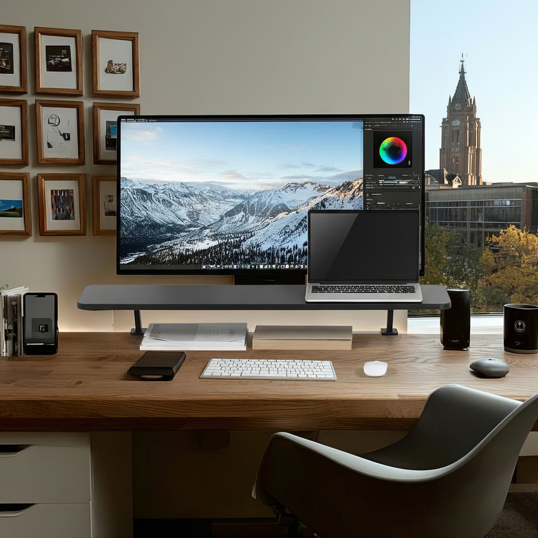 Ergo Office monitor polc, csavarozható, 13"~32", max 20kg, ER-409