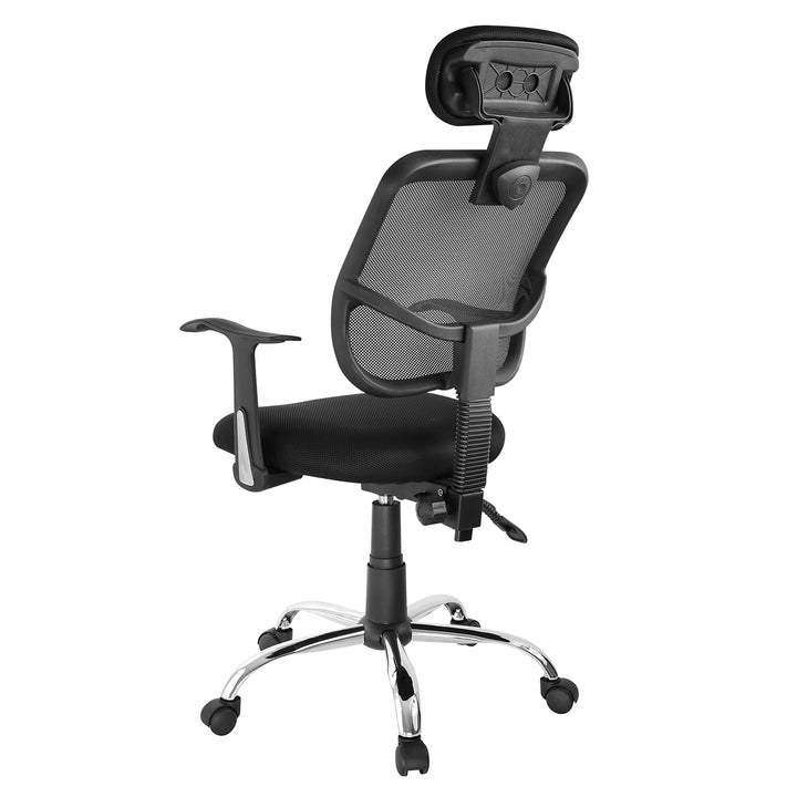 Hálós ergonomikus irodai szék magas háttámlával, állítható fejtámlával, max 150kg Ergo Office ER-413