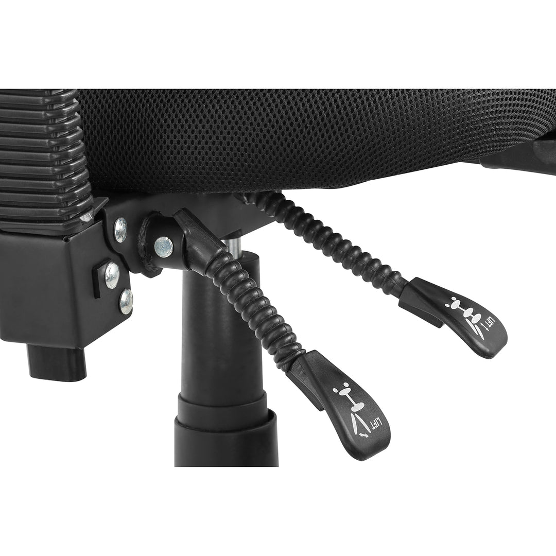 Hálós ergonomikus irodai szék magas háttámlával, állítható fejtámlával, max 150kg Ergo Office ER-413