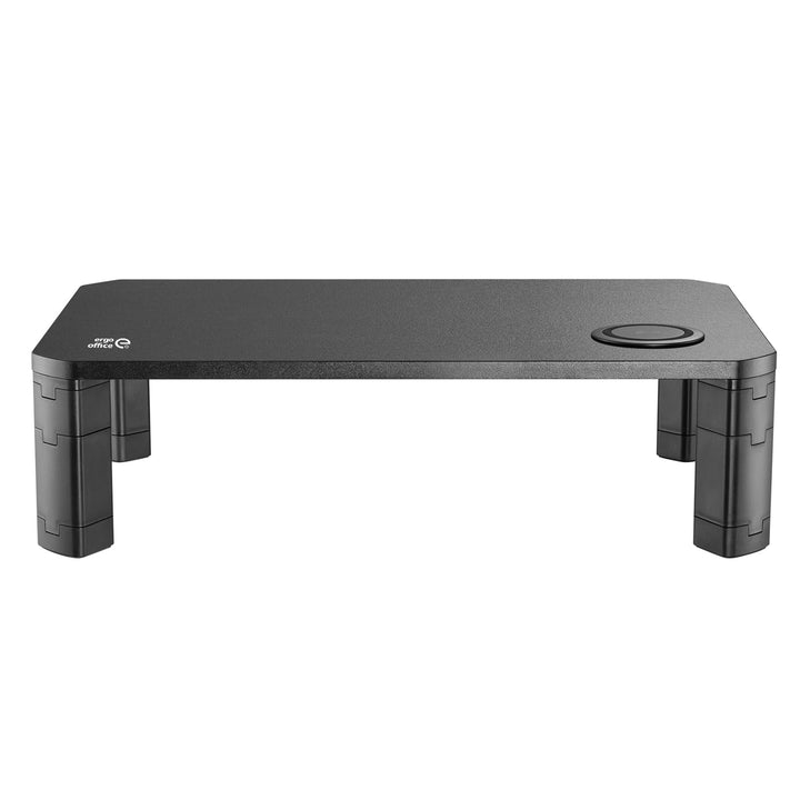 Ergo Office monitorállvány, állítható, Qi vezeték nélküli töltővel, max 20kg, 17-32", ER-415