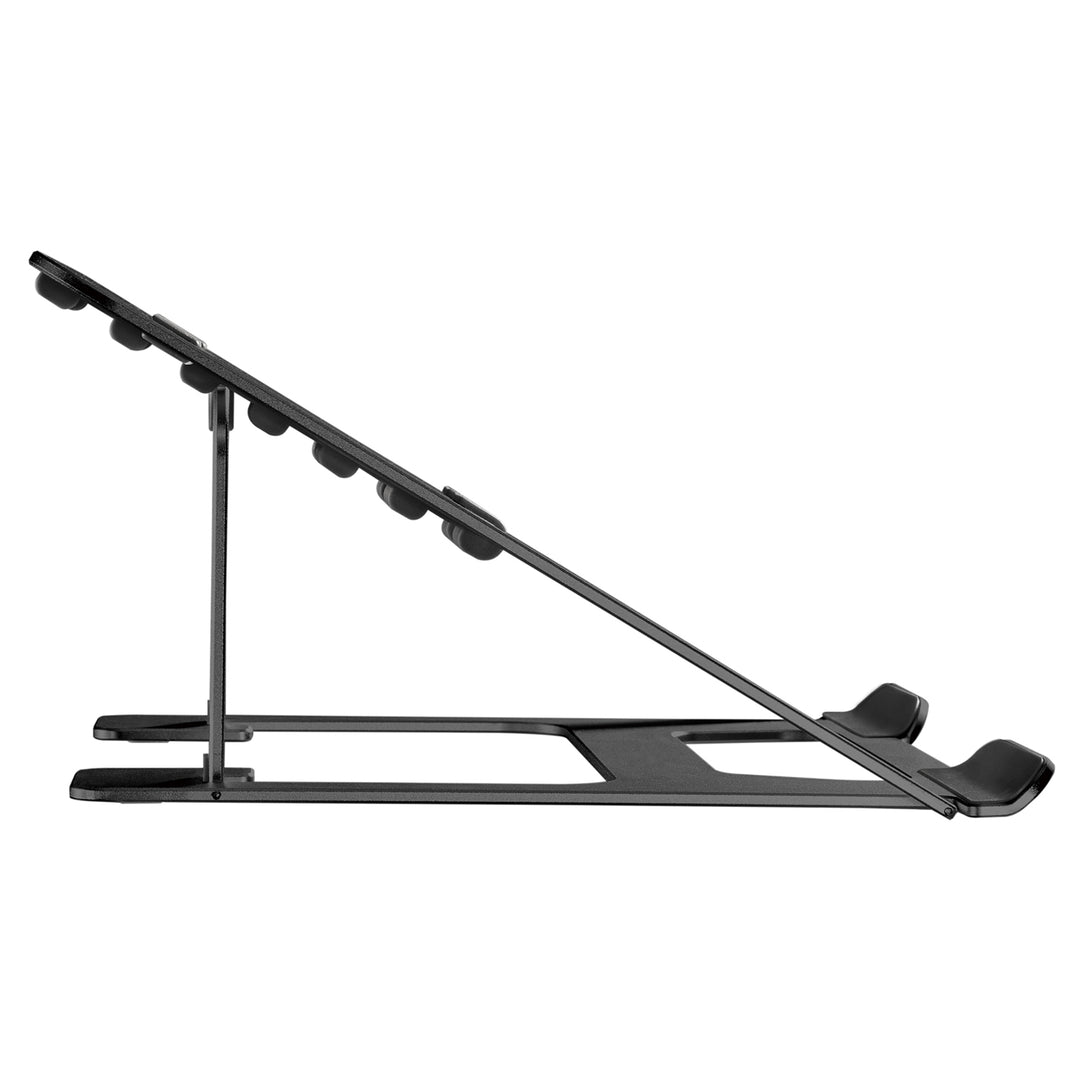 Alumíniumból készült, ultravékony, összecsukható laptop állvány Ergo Office, fekete, 11-15'' laptopokhoz, ER-416 B