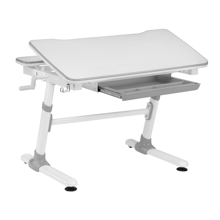 Ergo Office ergonomikus, állítható magasságú gyermek íróasztal, szürke, max 100kg, ER-417 2cz