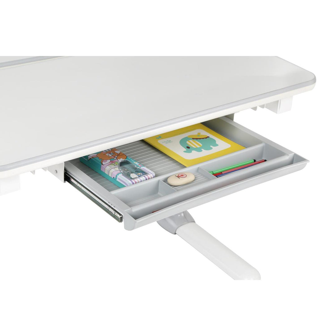 Ergo Office ergonomikus, állítható magasságú gyermek íróasztal, szürke, max 100kg, ER-417 2cz