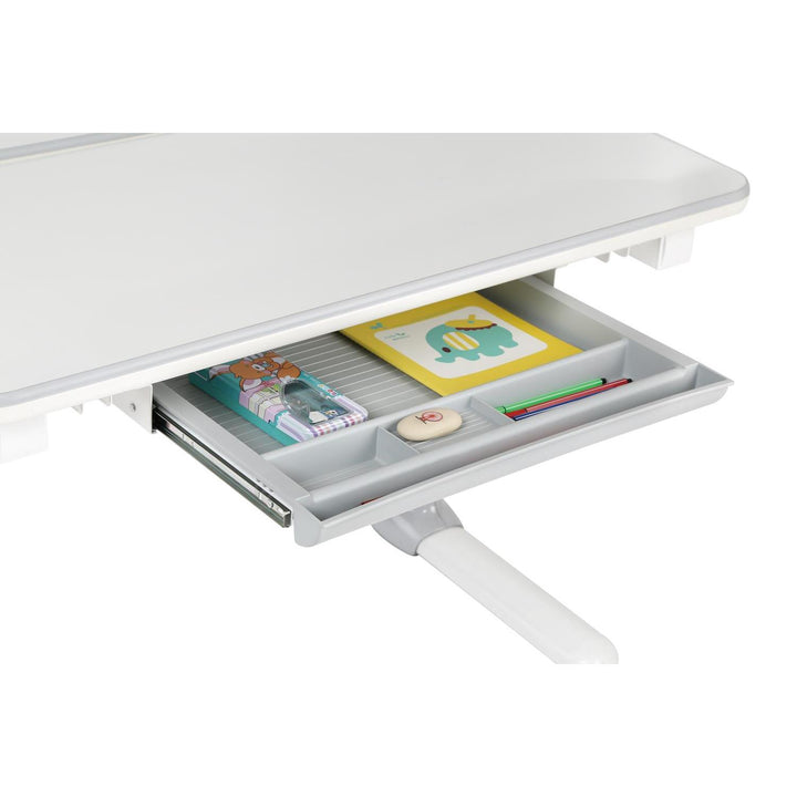 Ergo Office ergonomikus, állítható magasságú gyermek íróasztal, szürke, max 100kg, ER-417 2cz