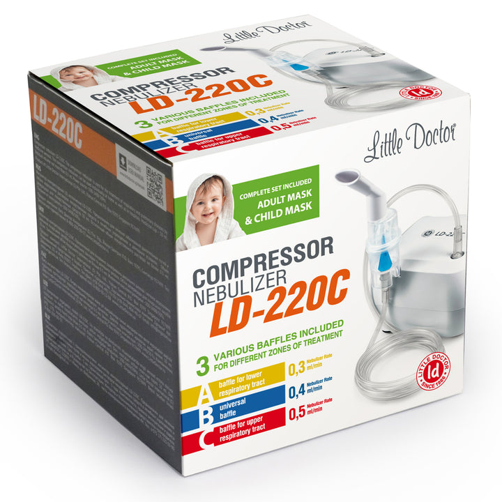 Little Doctor LD-220C 10 ml 20 perces dugattyús inhalátor.