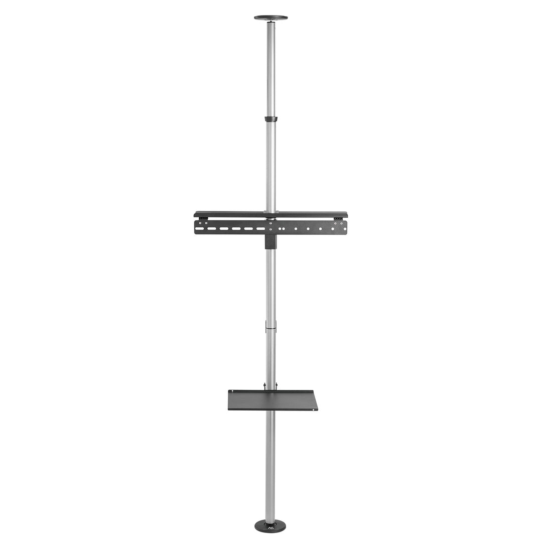 Teleszkópos TV tartó, mennyezetre/padlóra, polccal Maclean MC-791N 37"-70" max 30kg