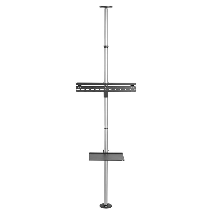 Teleszkópos TV tartó, mennyezetre/padlóra, polccal Maclean MC-791N 37"-70" max 30kg