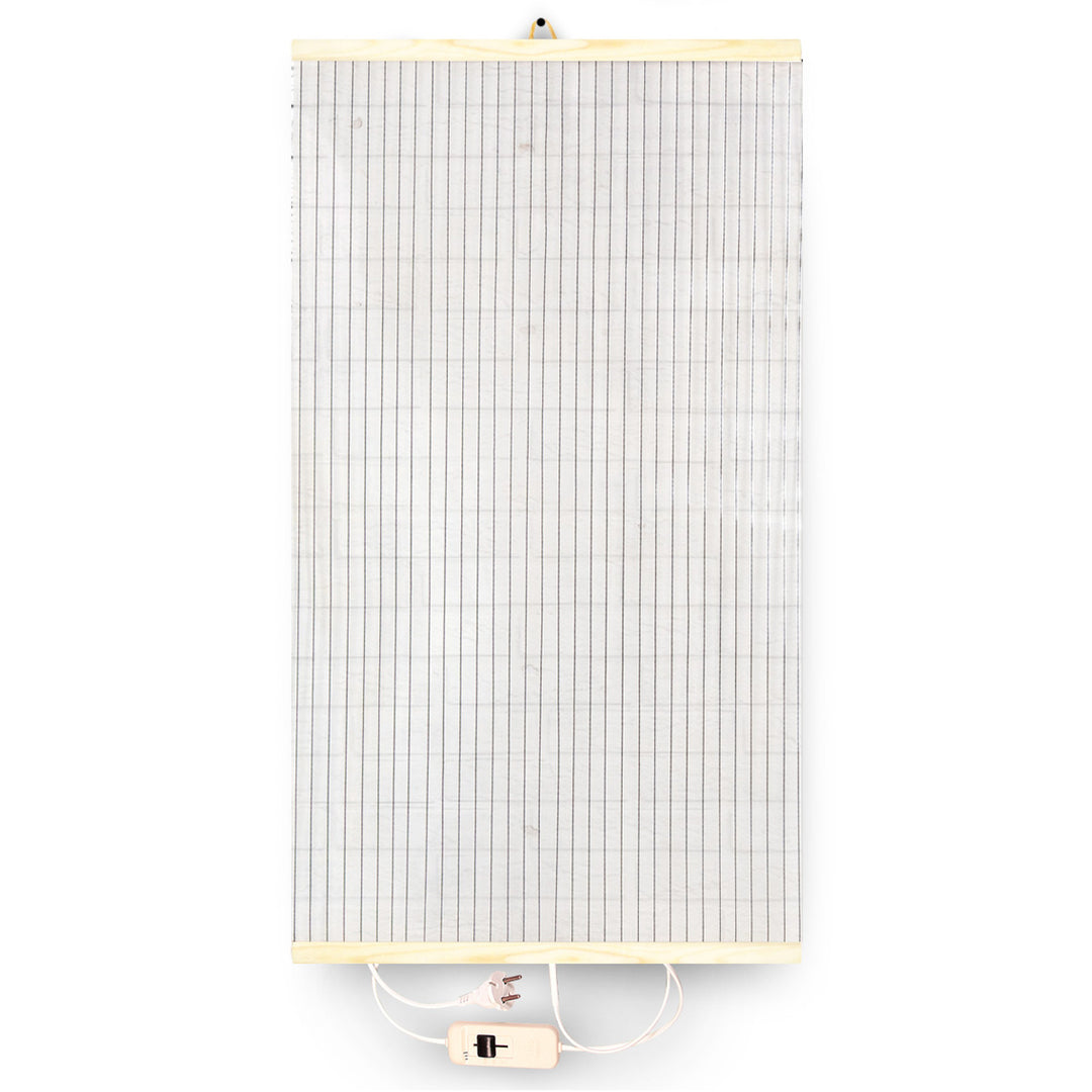 Infravörös fűtőtest - rugalmas fűtőpanel 430W TRIO kivitel 14 átlátszó, méretek 100x57cm, szabályozóval együtt