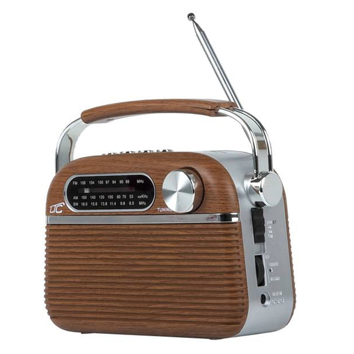 RETRO LTC NIDA HORDOZHATÓ RÁDIÓ BLUETOOTH, AM/FM/MP3/USB/SD BEÉPÍTETT ÚJRATÖLTHETŐ AKKUMULÁTOR 1200 MAH