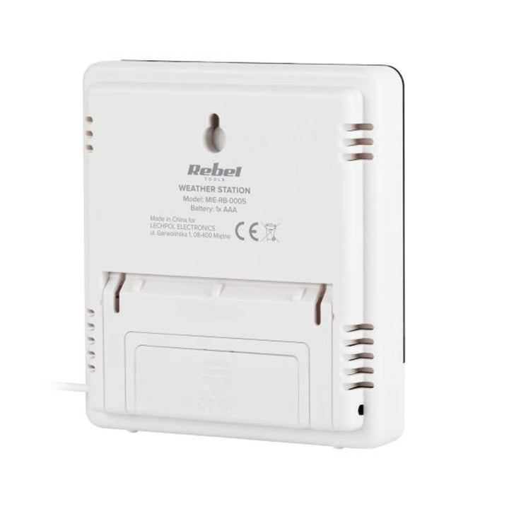 Rebel Tools RB-0005 otthoni időjárásmérő állomás páratartalom méréssel