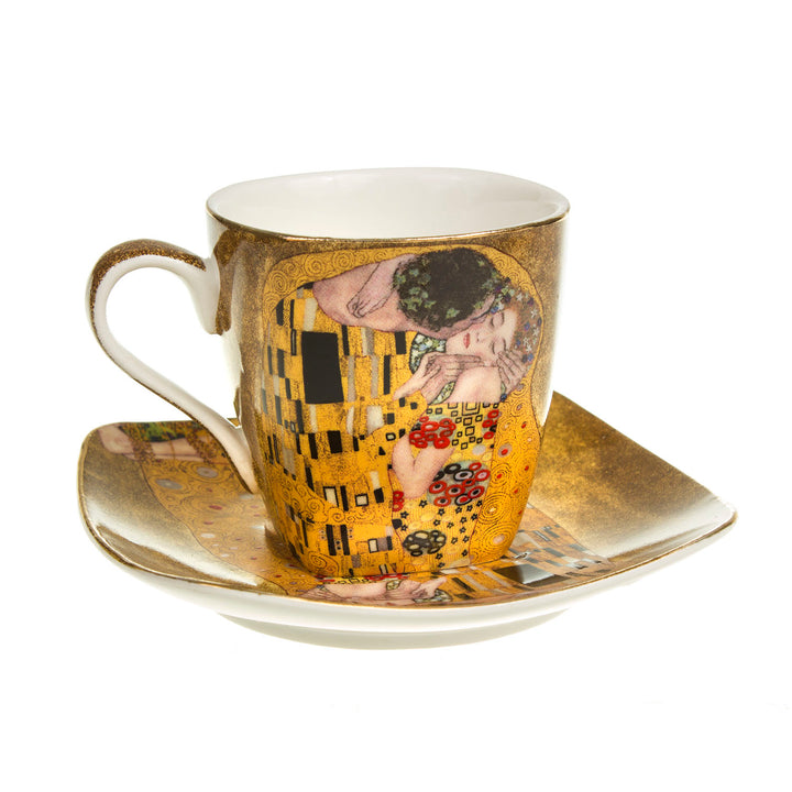 ESZPRESSZÓ PORCELÁN CSÉSZÉK KÉSZLET CSÉSZEALJJAL
