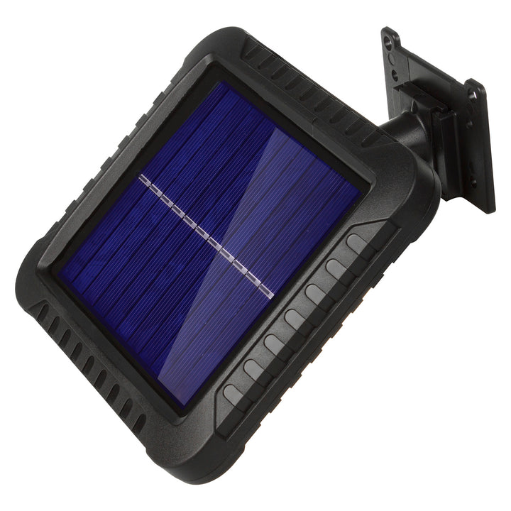 Napelemes LED reflektor mozgásérzékelővel Maclean Energy IP44, 5W, 400lm, 6000K hideg fehér, újratölthető lítium akkumulátor 1300 mAh, 3.7V DC MCE438