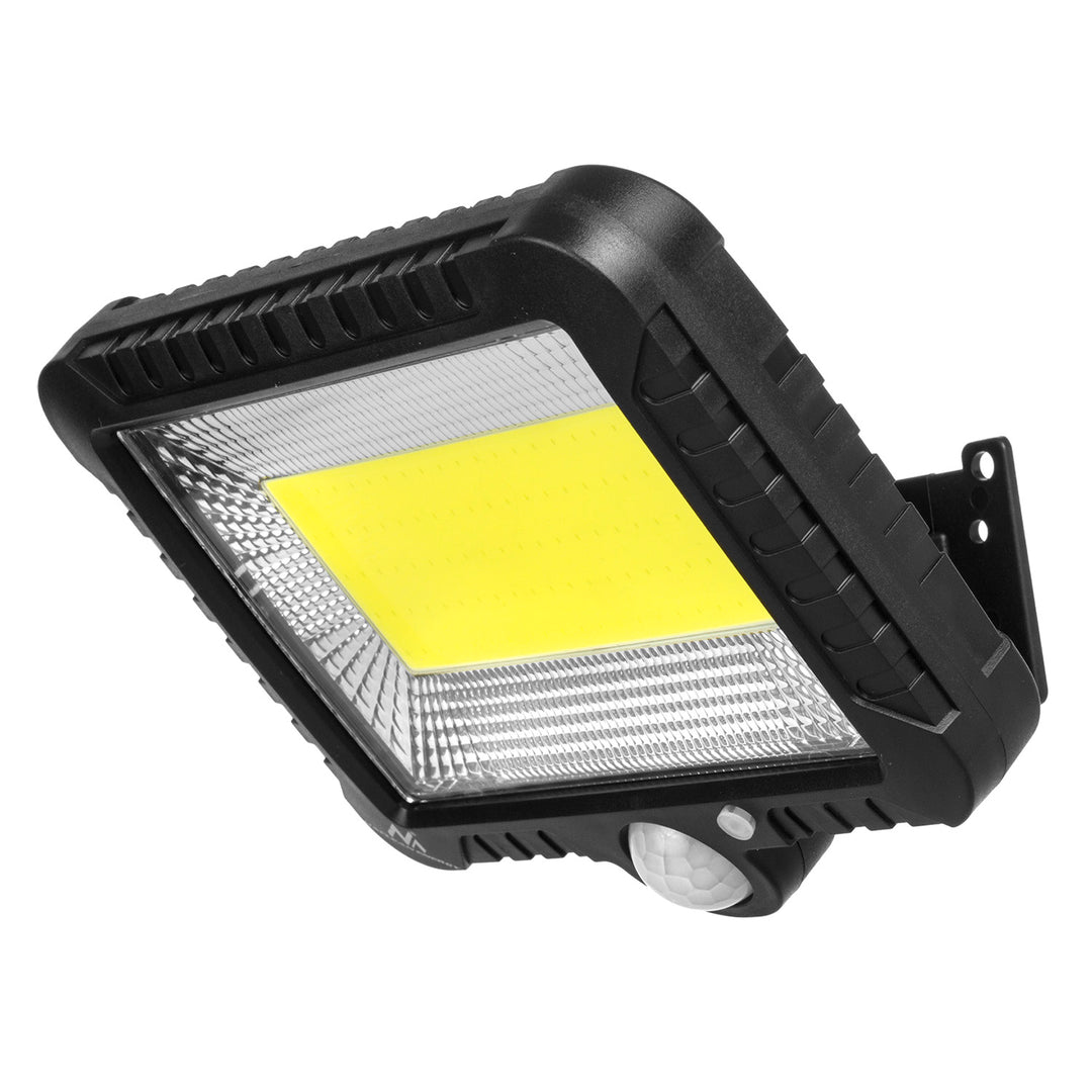 Napelemes LED reflektor mozgásérzékelővel Maclean Energy IP44, 5W, 400lm, 6000K hideg fehér, újratölthető lítium akkumulátor 1300 mAh, 3.7V DC MCE438