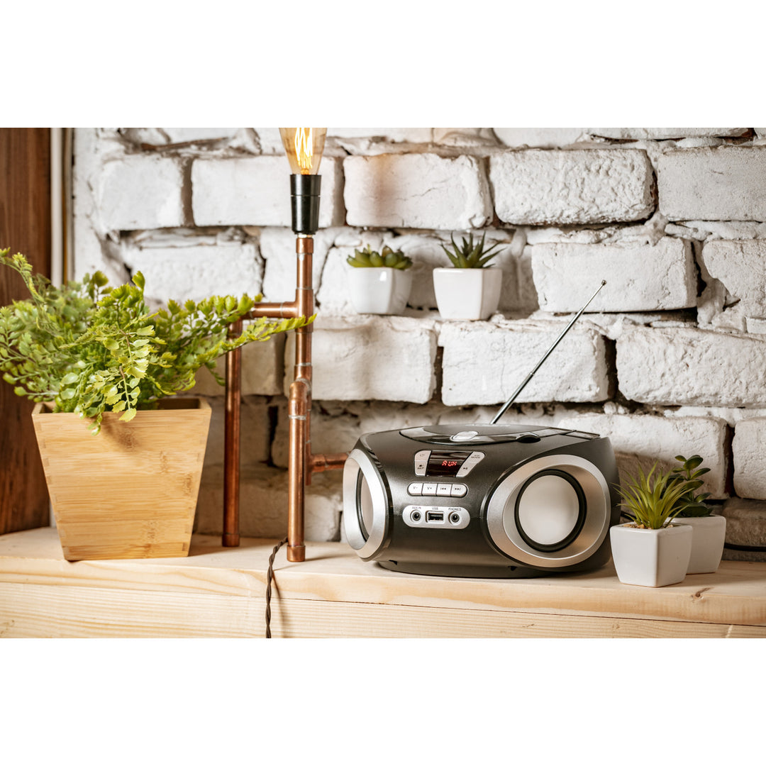 Boombox CD-MP3, USB, rádió Adler AD 1181