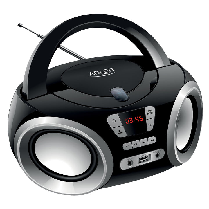 Boombox CD-MP3, USB, rádió Adler AD 1181