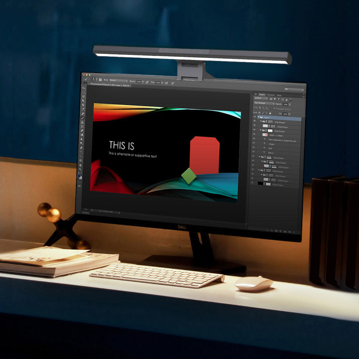 Maclean LED monitorvilágítás, 5W, 3 világítási szín, fényerőszabályozás, 5V USB Type-C, MCE620