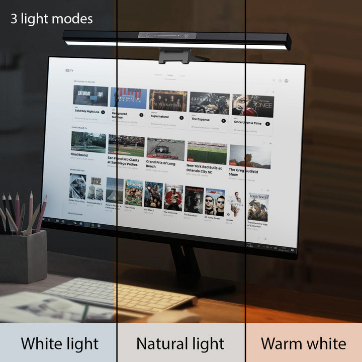 Maclean LED monitorvilágítás, 5W, 3 világítási szín, fényerőszabályozás, 5V USB Type-C, MCE620