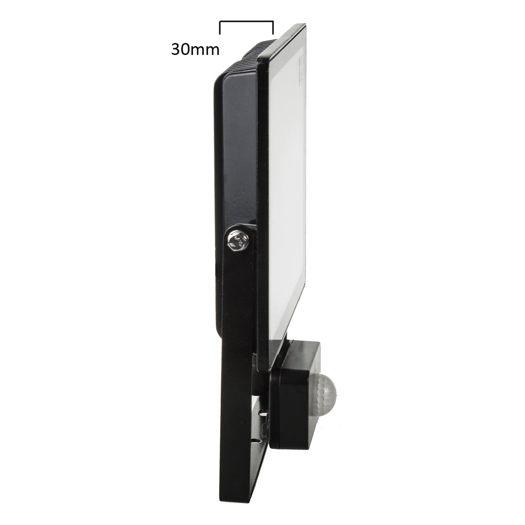 LED-es reflektor Maclean mozgásérzékelővel, vékony 50W, 4000lm, meleg fehér (3000K), IP44, MCE650 WW PIR