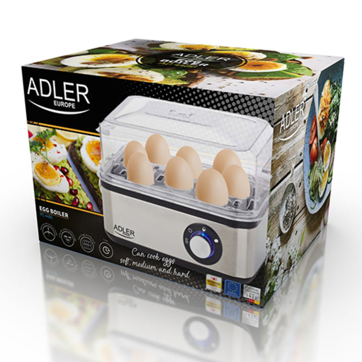 Automatikus tojásfőző 8 tojáshoz Adler AD 4486 800W