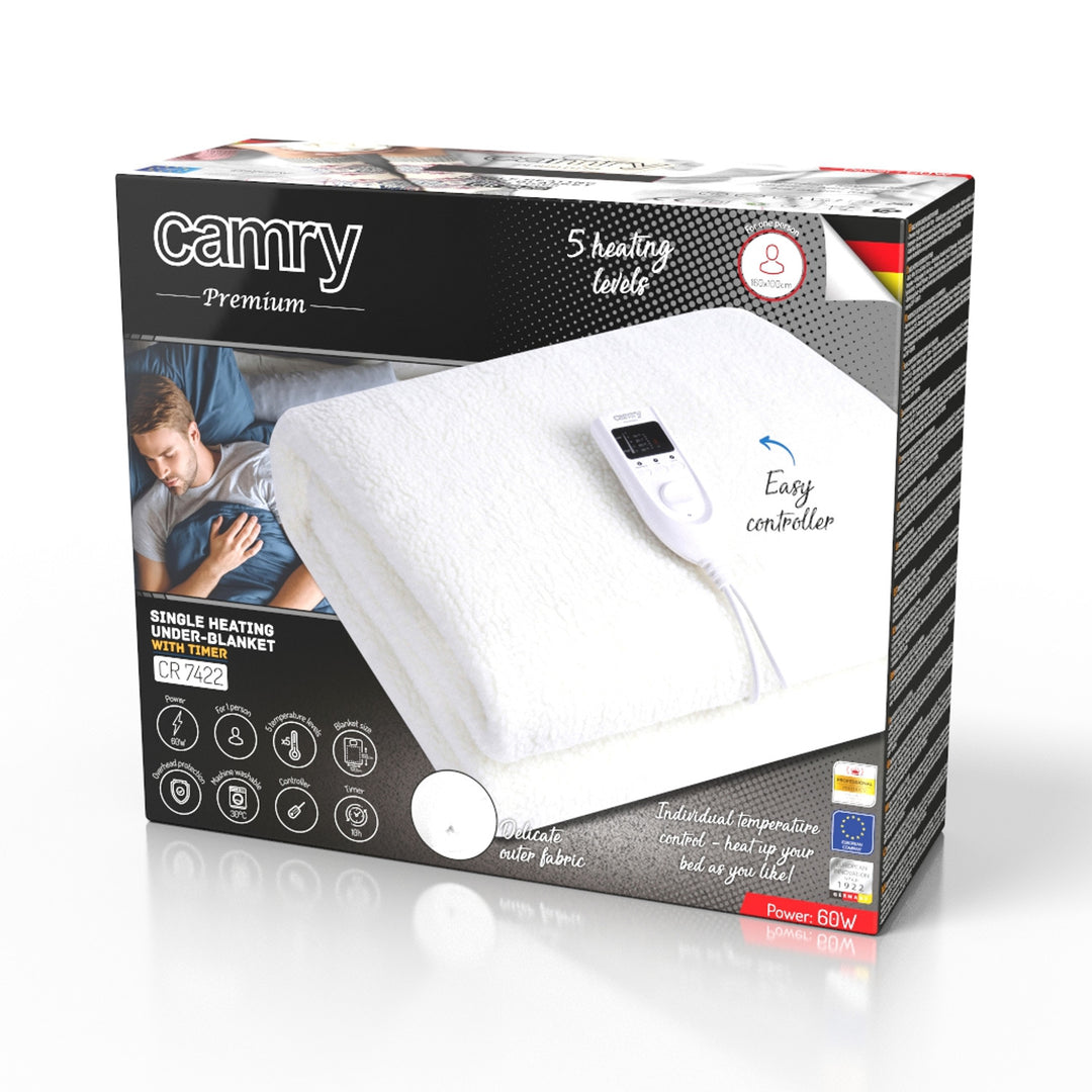 Elektromos takaró időzítővel és LCD távirányítóval Camry CR 7422
