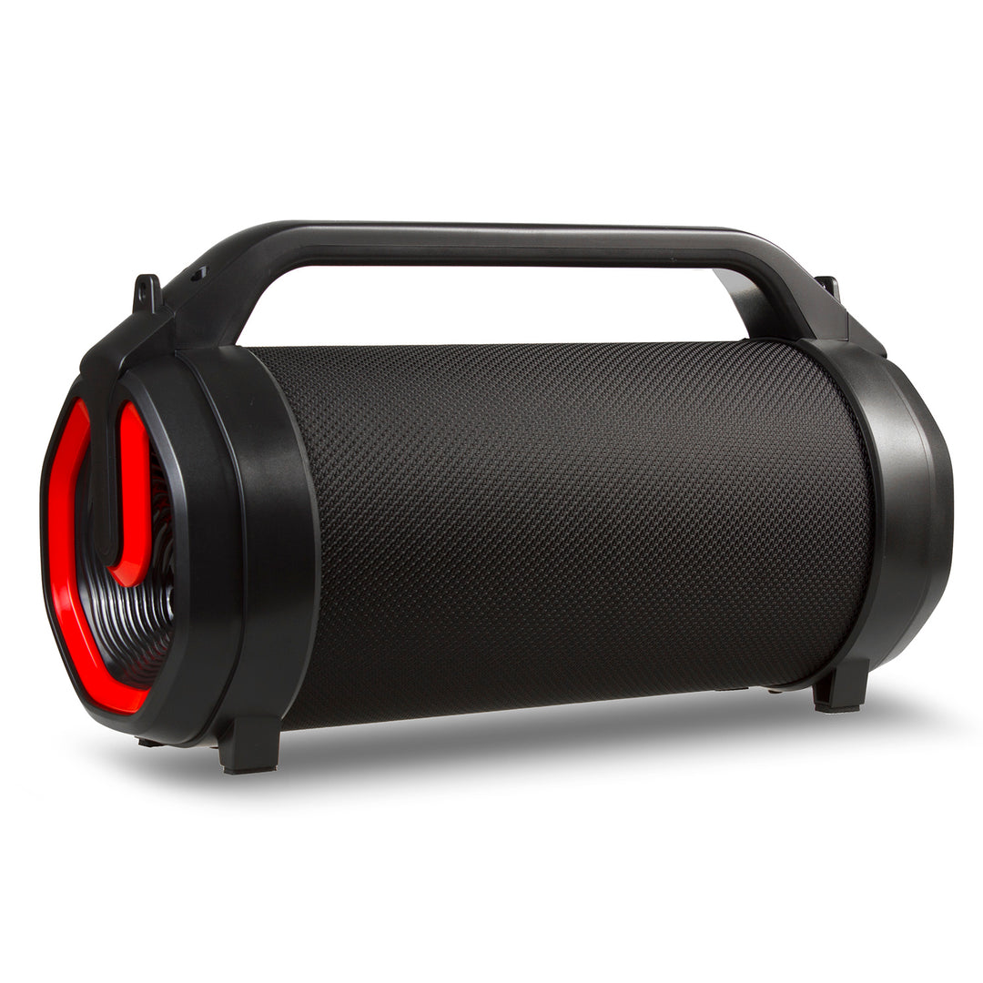 Audiocore bazooka hordozható hangszóró, bluetooth 5.0, FM rádió, mikro kártya, SDIPX4, 2000mAh, AC875