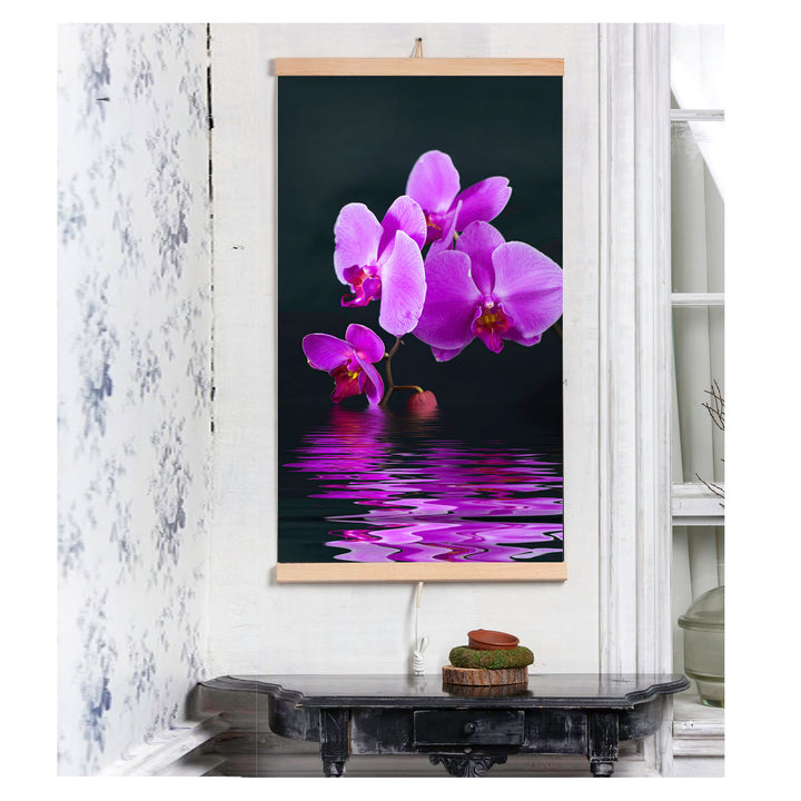Infravörös fűtőtest - rugalmas fűtőpanel 430W TRIO minta 17 lila csoda, méretek 100x57cm szabályozóval