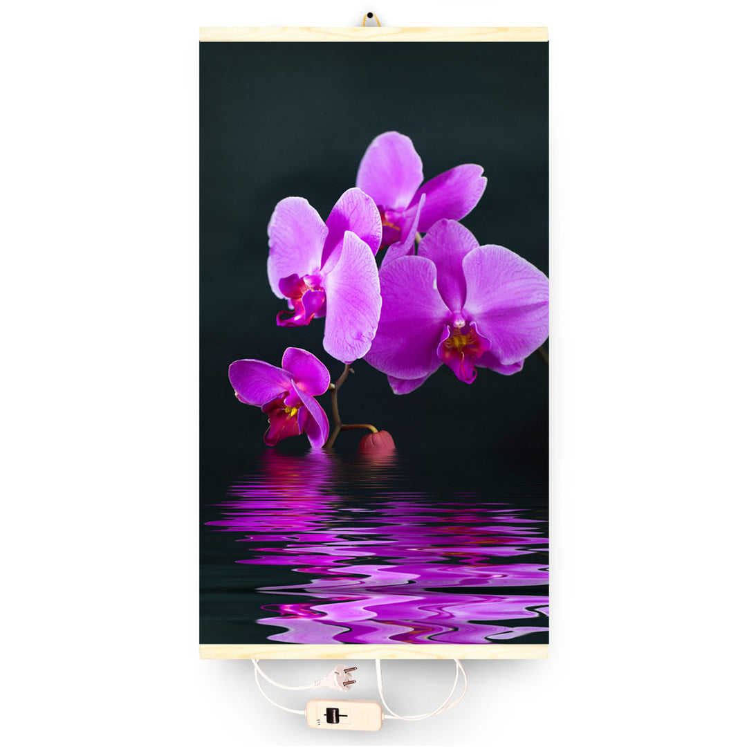 Infravörös fűtőtest - rugalmas fűtőpanel 430W TRIO minta 17 lila csoda, méretek 100x57cm szabályozóval