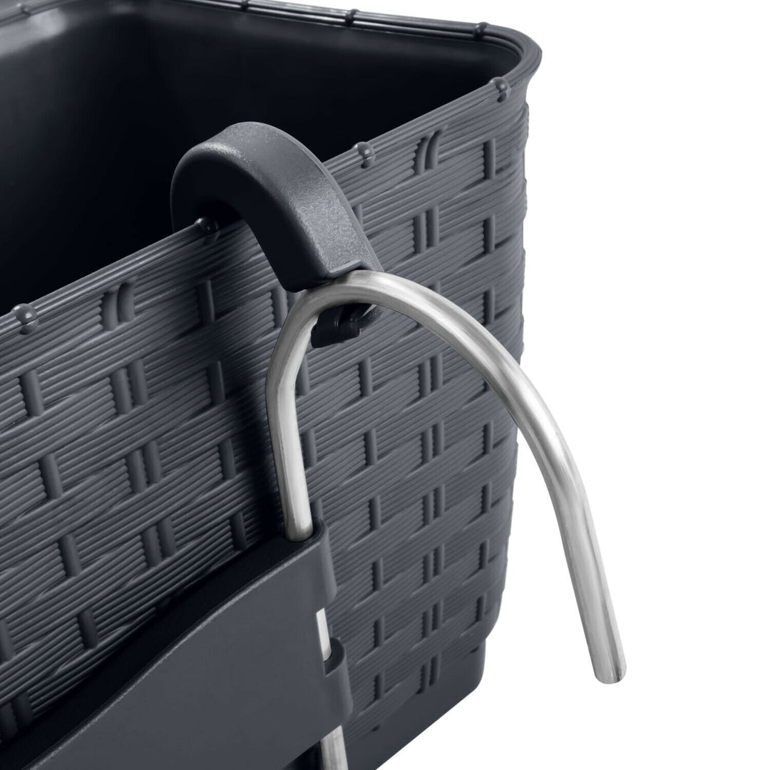 Rattan virágcserép horgokkal Ratolla DRL500PW umbra