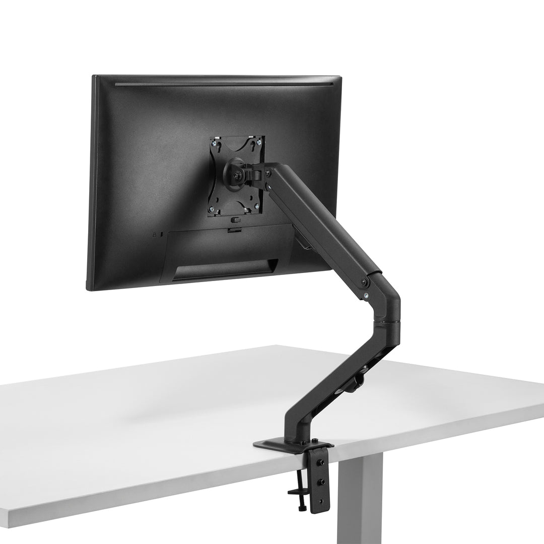 Univerzális asztali tartó monitorhoz Maclean, gázrugós 17"-27" 7kg, VESA 75x75,100x100, MC-906