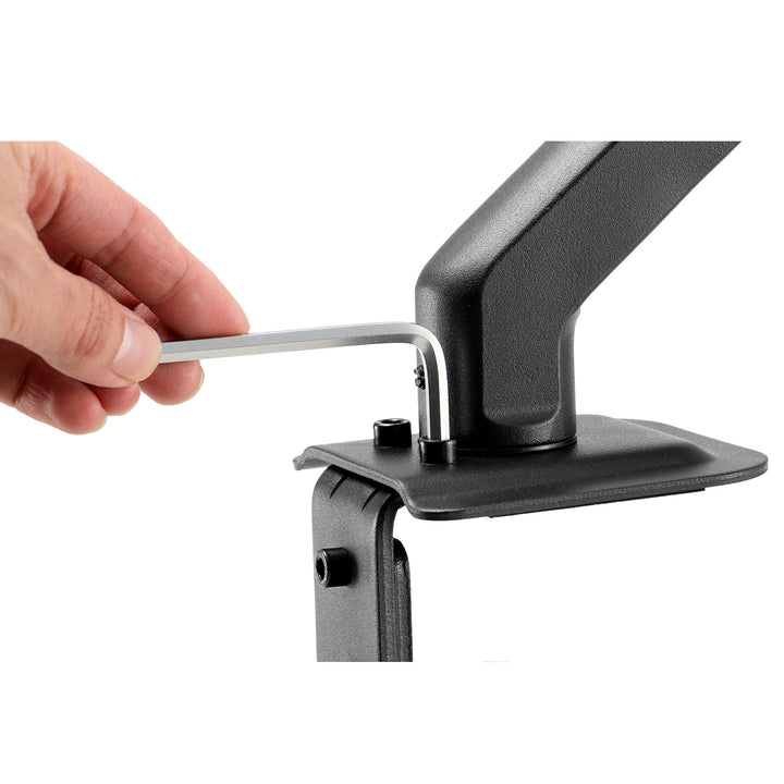 Univerzális asztali tartó monitorhoz Maclean, gázrugós 17"-27" 7kg, VESA 75x75,100x100, MC-906