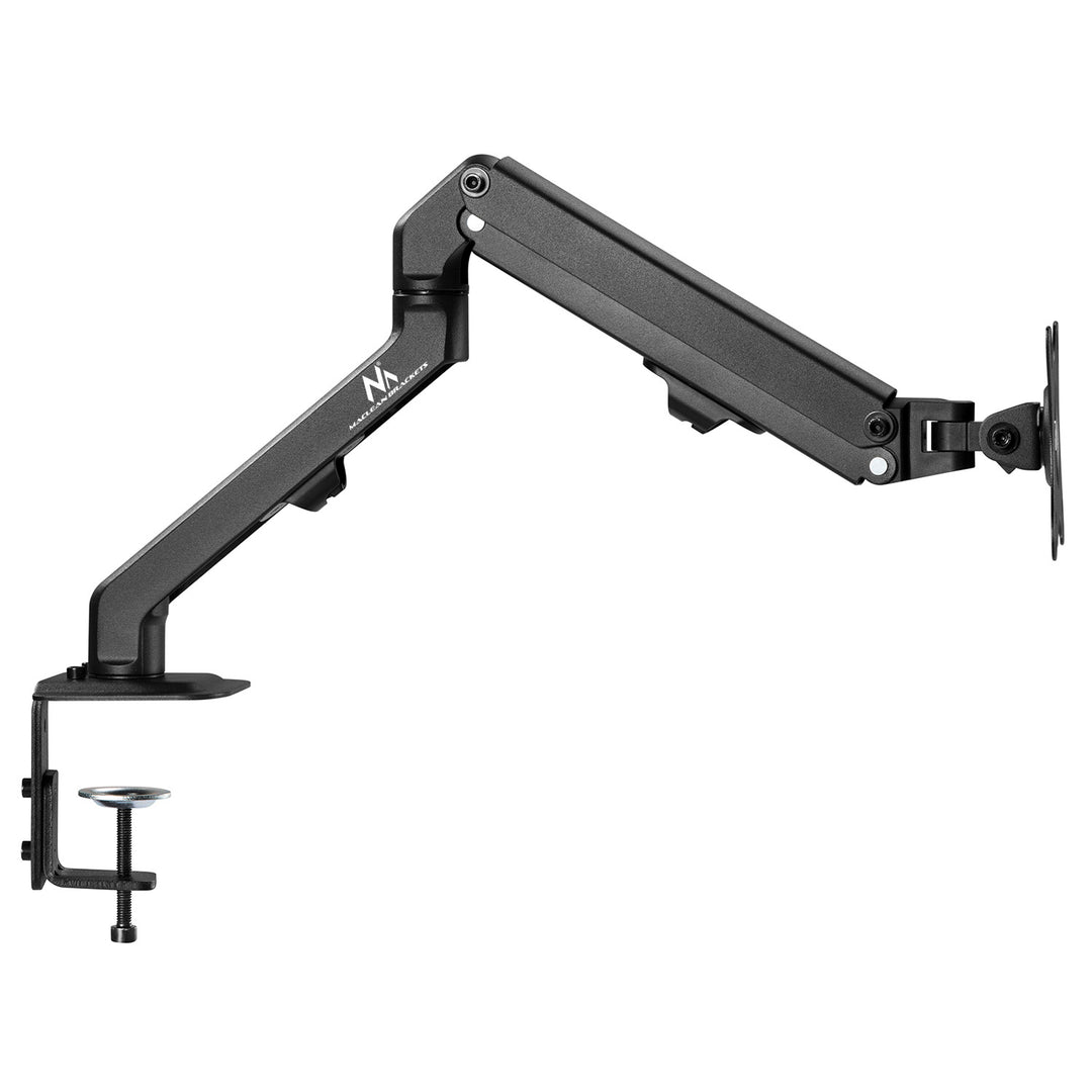 Univerzális asztali tartó monitorhoz Maclean, gázrugós 17"-27" 7kg, VESA 75x75,100x100, MC-906