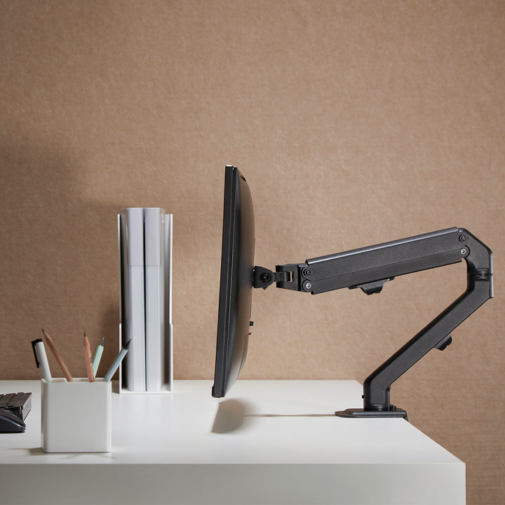 Univerzális asztali tartó monitorhoz Maclean, gázrugós 17"-27" 7kg, VESA 75x75,100x100, MC-906
