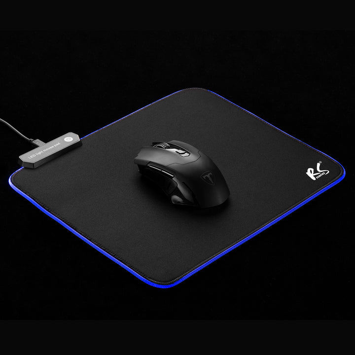 Játékos egérpad LED RGB megvilágítással NanoRS, 300x250x4mm, RS704