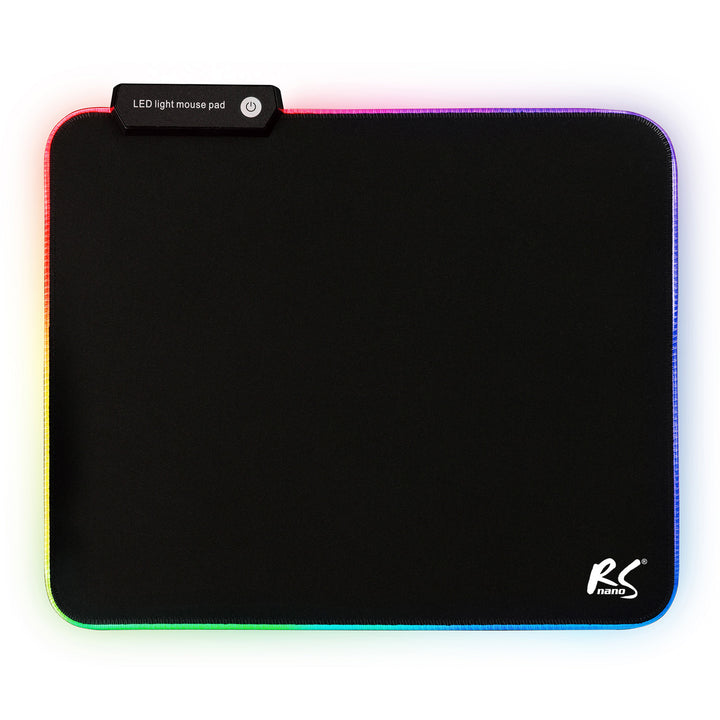 Játékos egérpad LED RGB megvilágítással NanoRS, 300x250x4mm, RS704