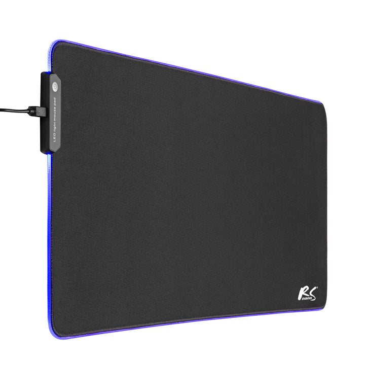 Játékos egérpad LED RGB NanoRS háttérvilágítással, 800x300x4mm, RS705