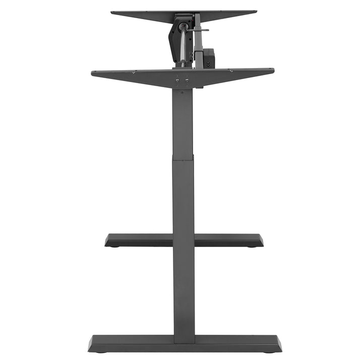 Ergo Office elektromos állítható magasságú íróasztal, szürke, max. magasság 123 cm, 80 kg - lap nélkül, álló és ülő munkához, ER-433