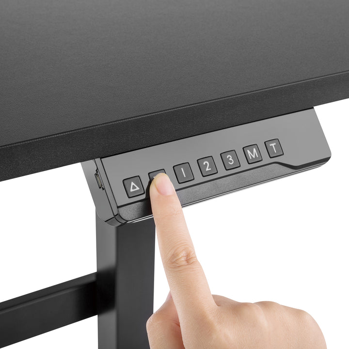 Ergo Office elektromos íróasztal, állítható magasságú, szürke, max. magasság 118 cm 50 kg - ülő/állványos íróasztallal, ER-434