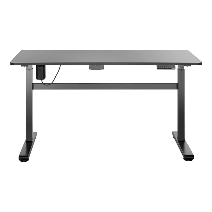 Ergo Office elektromos íróasztal, állítható magasságú, szürke, max. magasság 118 cm 50 kg - ülő/állványos íróasztallal, ER-434