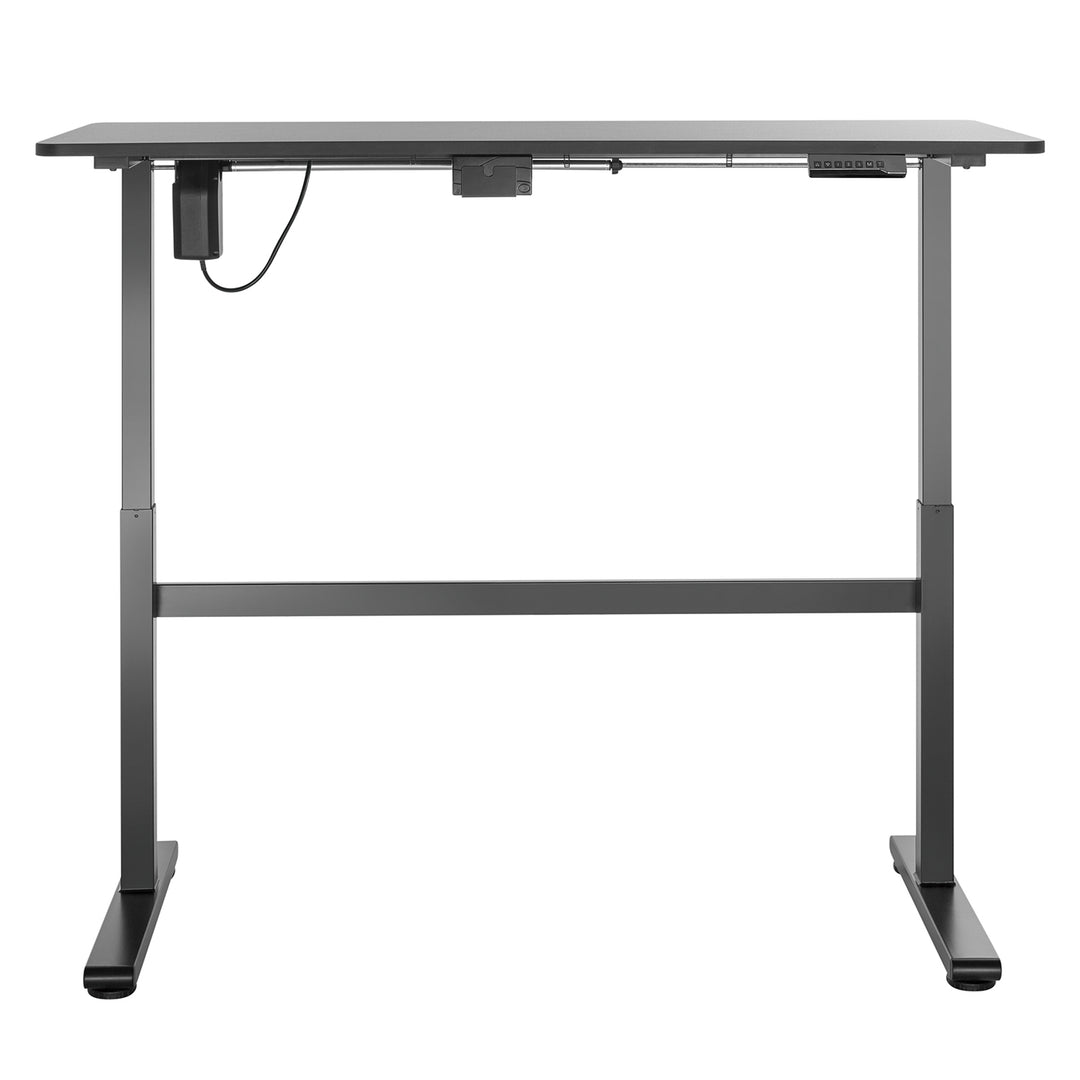 Ergo Office elektromos íróasztal, állítható magasságú, szürke, max. magasság 118 cm 50 kg - ülő/állványos íróasztallal, ER-434
