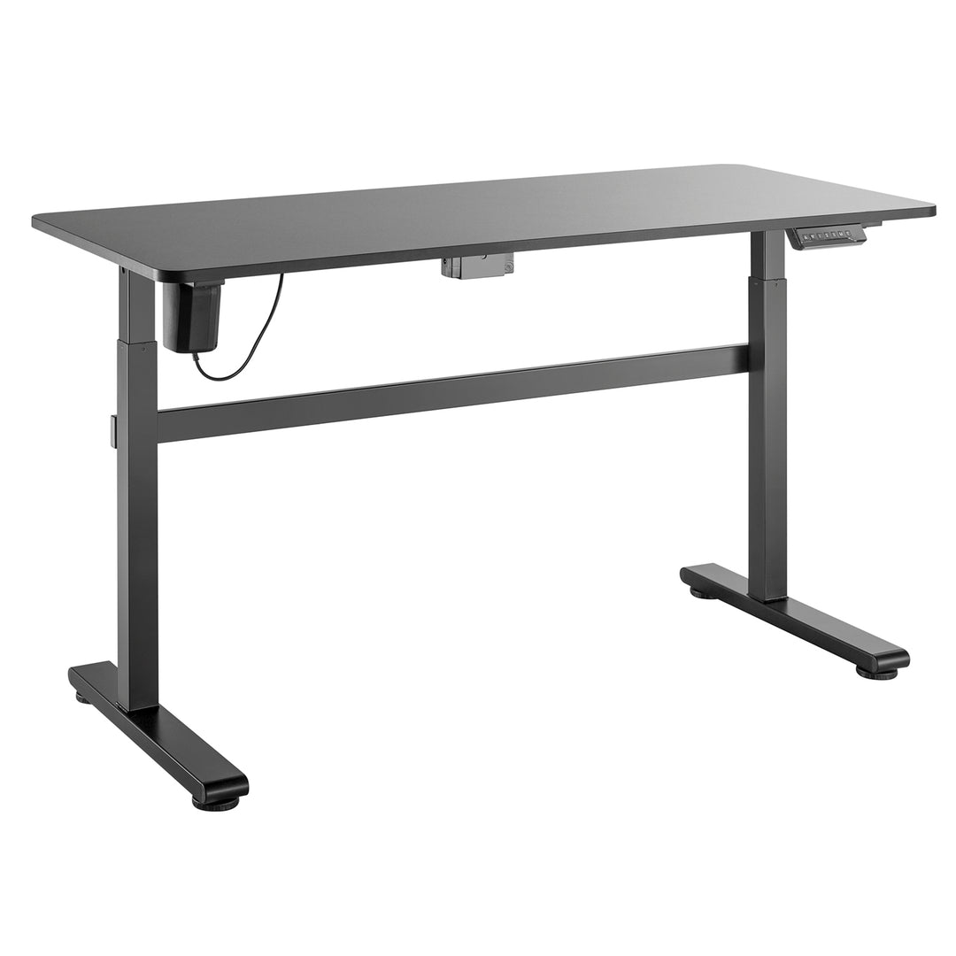 Ergo Office elektromos íróasztal, állítható magasságú, szürke, max. magasság 118 cm 50 kg - ülő/állványos íróasztallal, ER-434